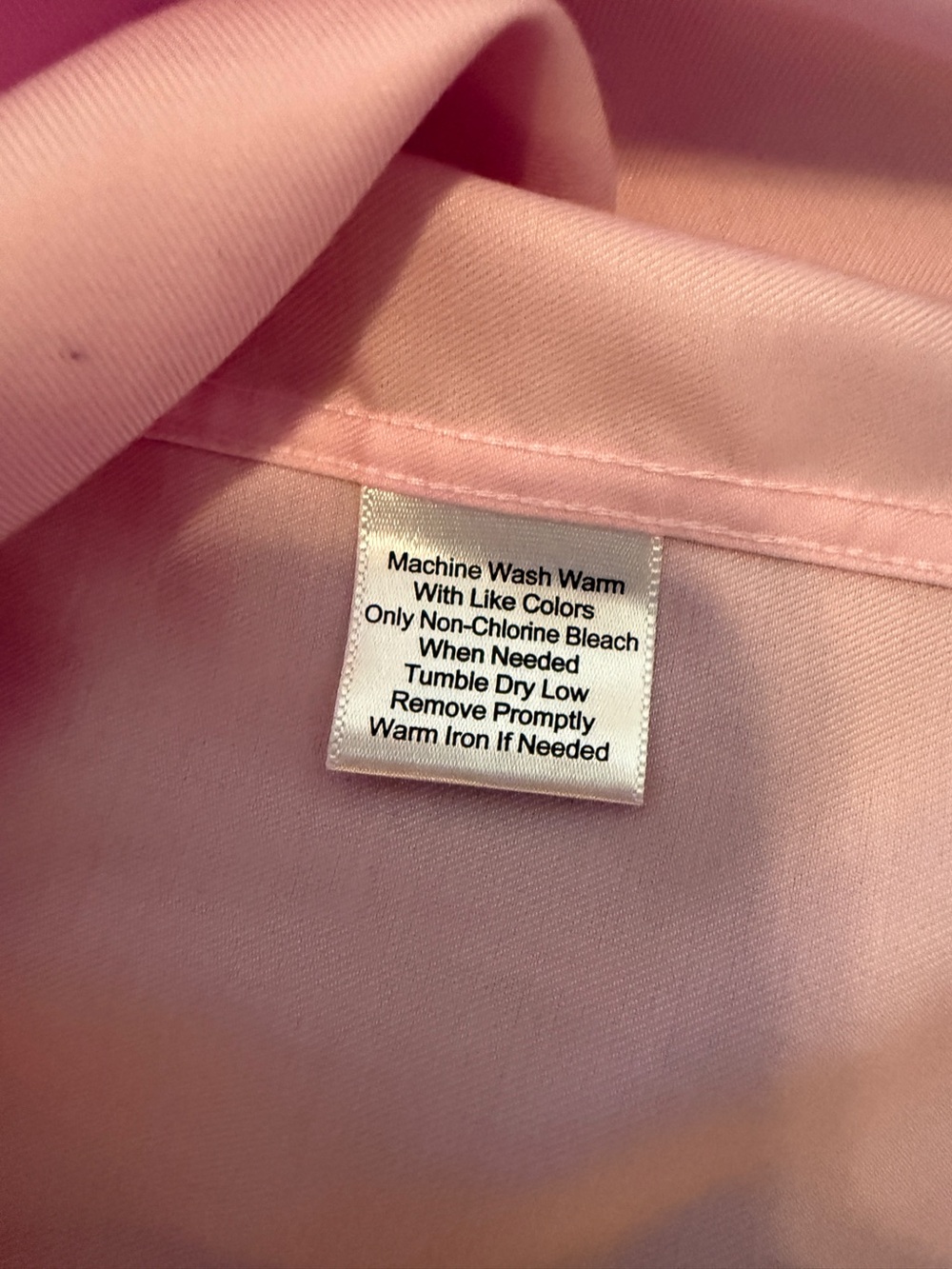 Jos. A. Bank 1905 Tailored Fit Dress Shirt Men’s 16.5 32 Pink Non-Iron - Picture 6 of 11